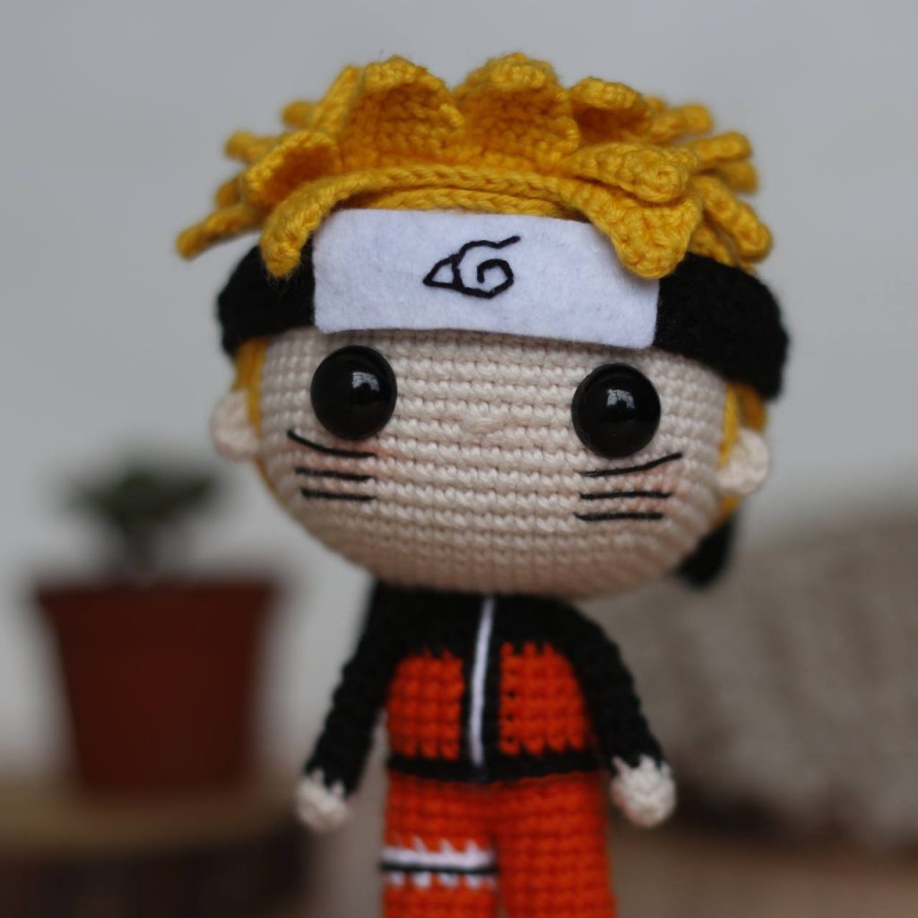 Naruto Patrón de Crochet Laraña