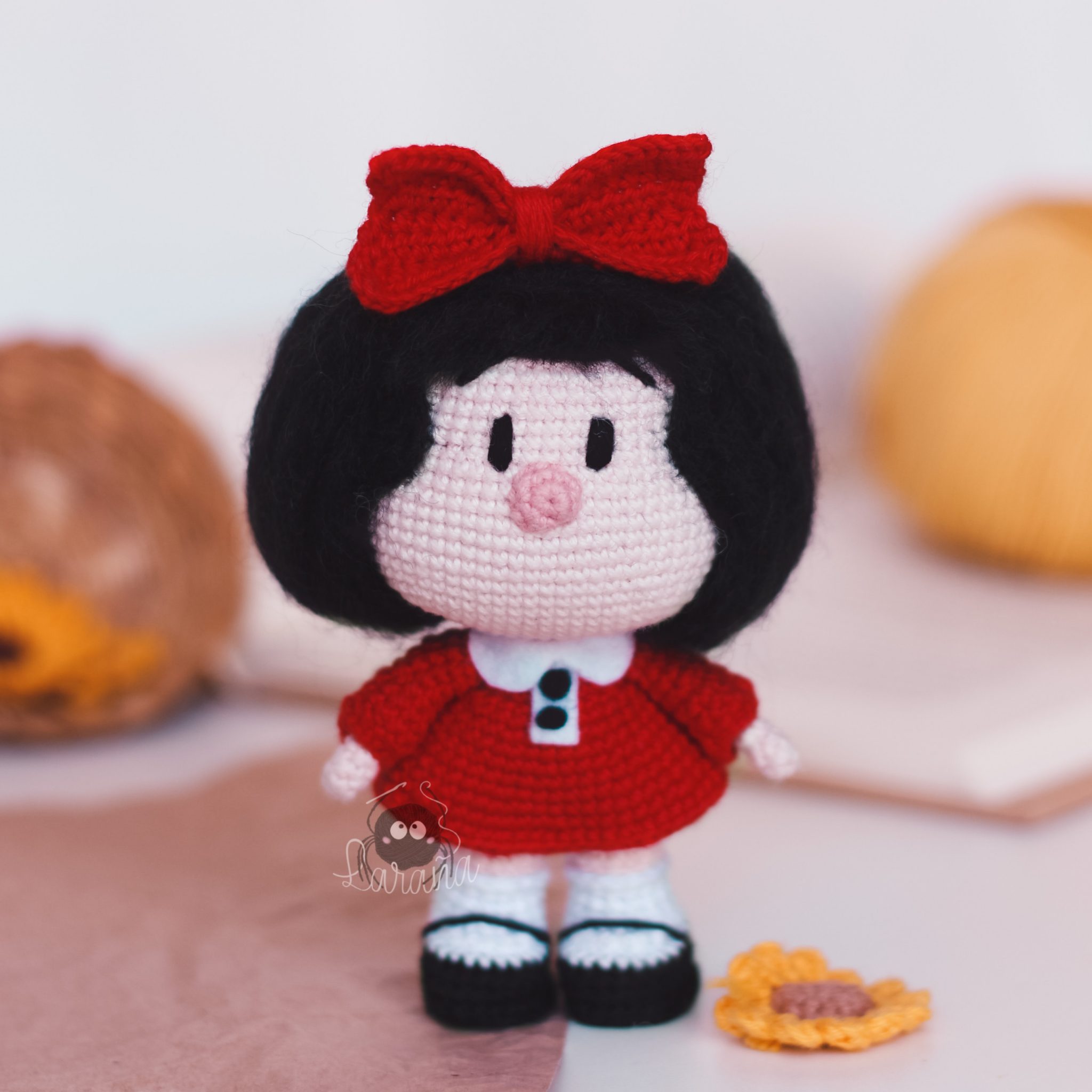 Mafalda Patrón de Crochet Laraña