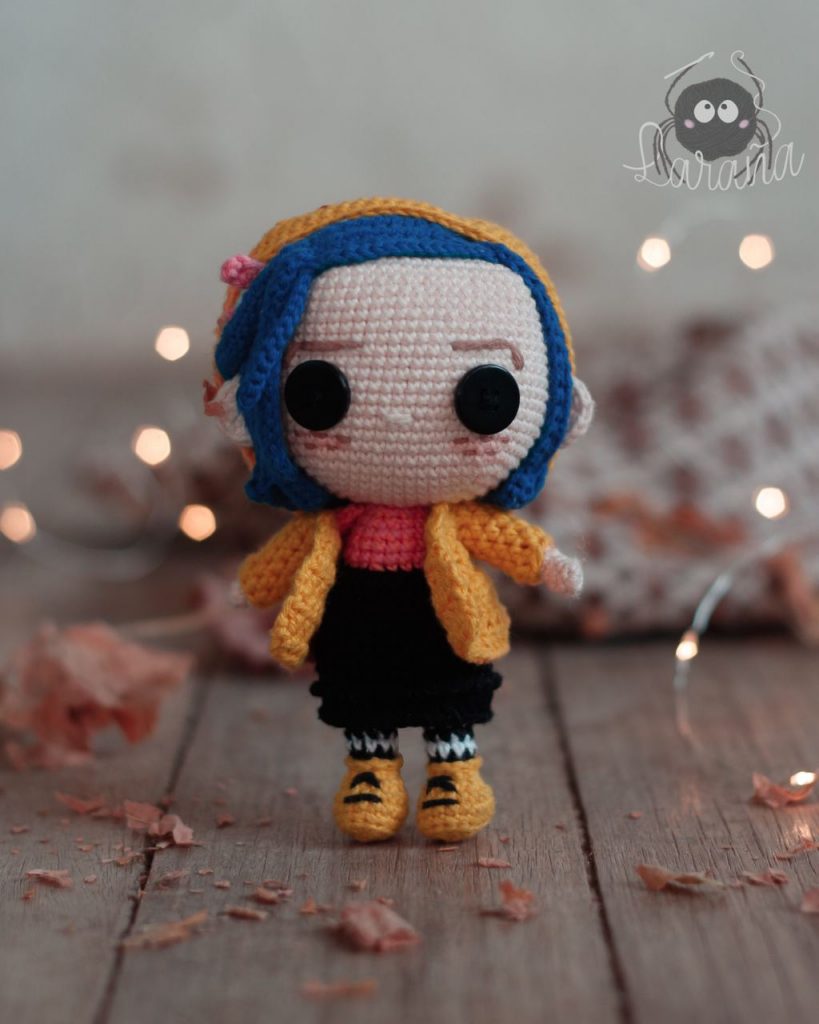 Coraline Patrón de Crochet Laraña