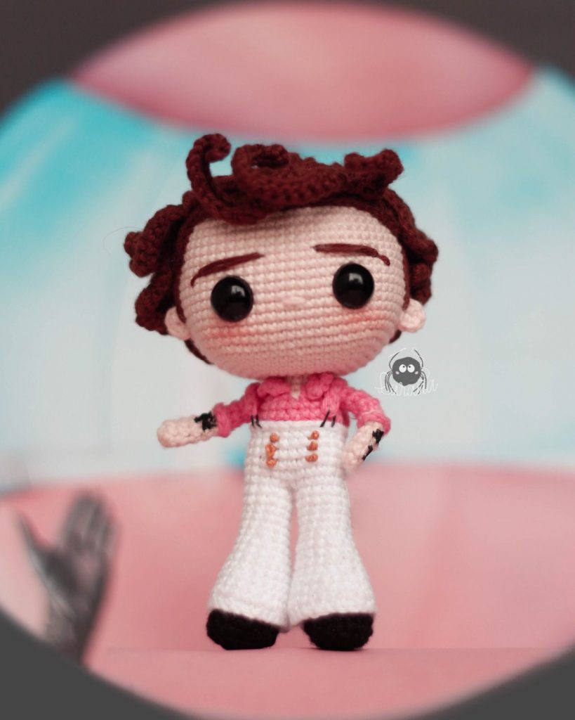 Harry Styles Patrón de crochet Laraña