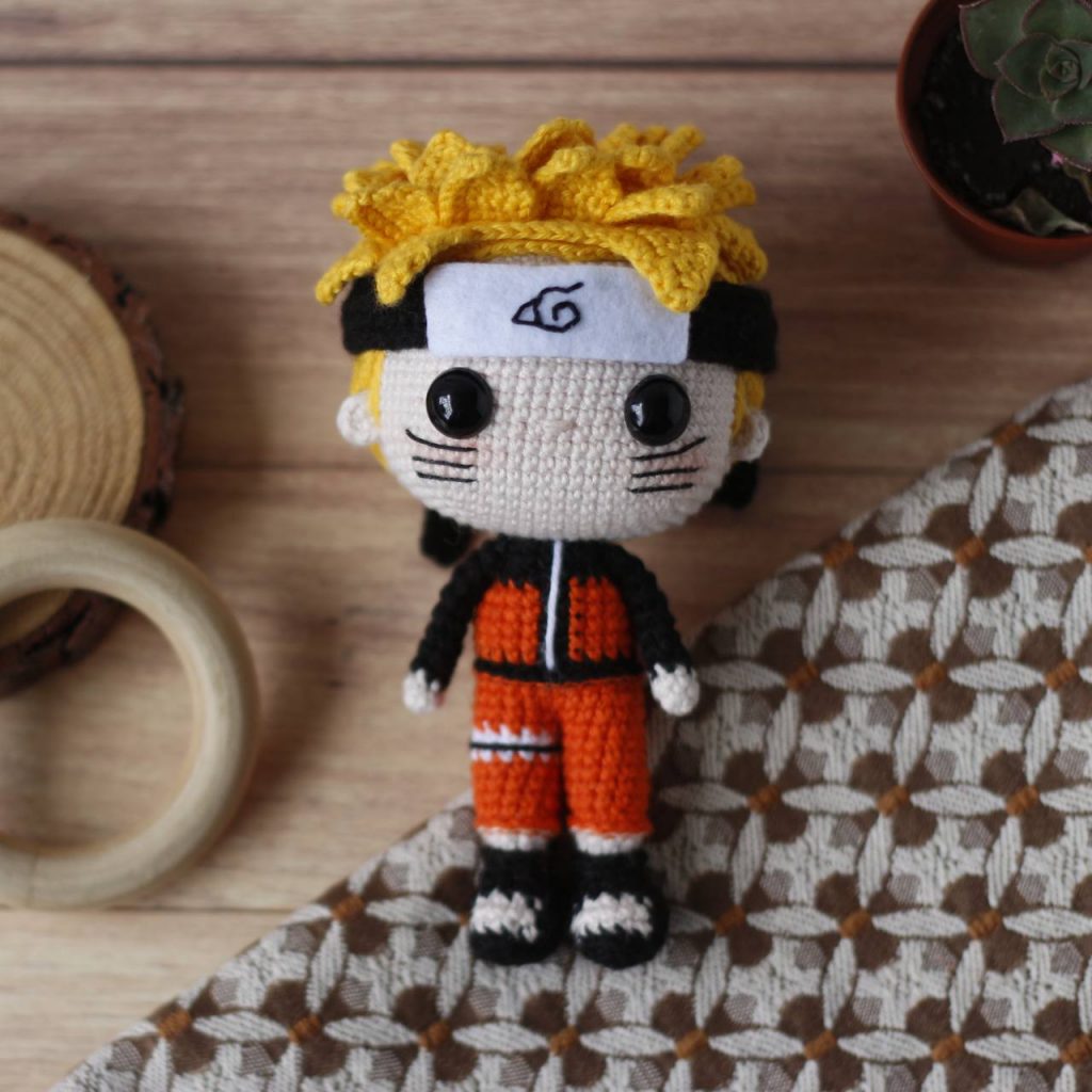 Naruto Patrón de Crochet Laraña