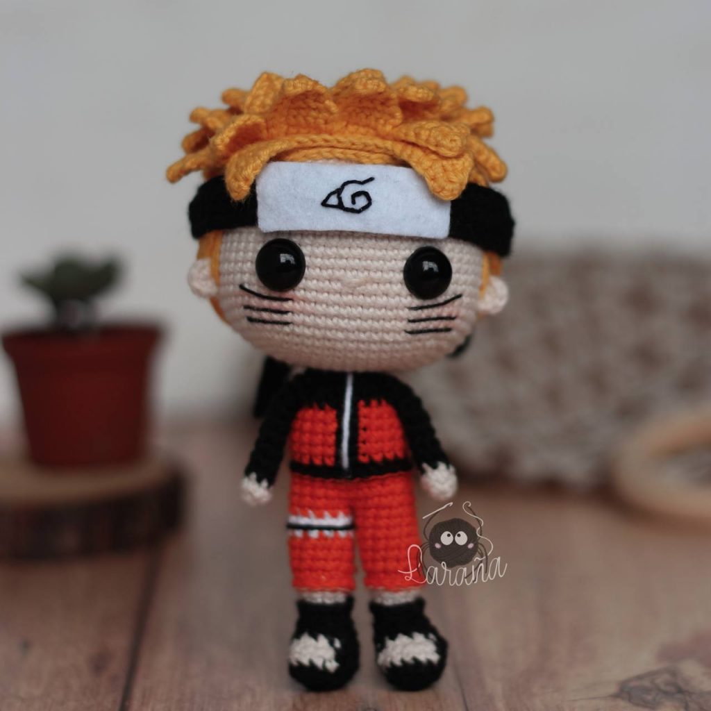 Naruto Patrón de Crochet Laraña