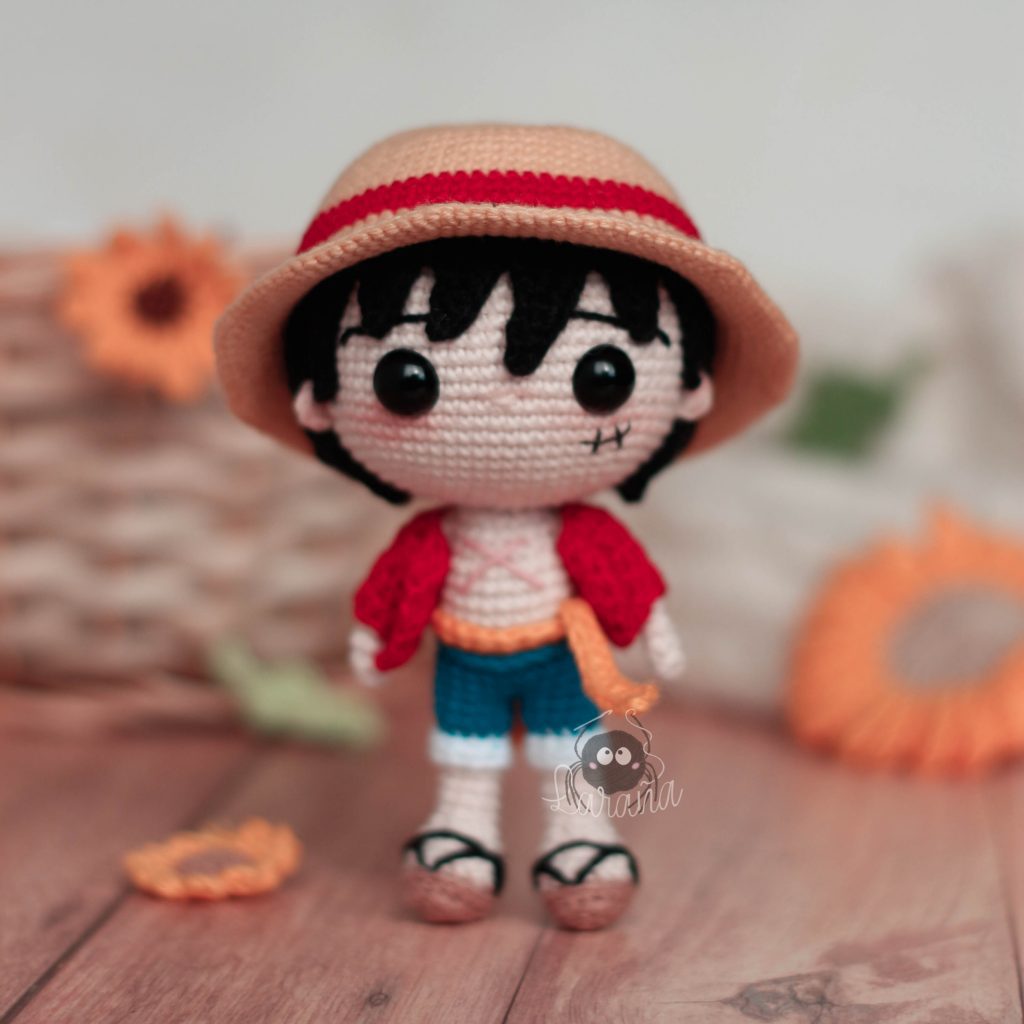 Monkey D. Luffy | Patrón de Crochet – Laraña