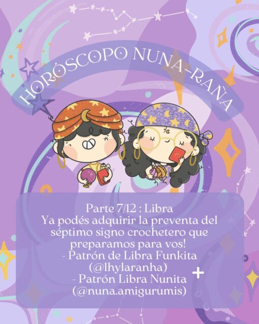 Libra | Horóscopo NunaRaña patrones (pdf digital) - Imagen 3