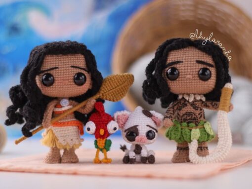 Ebook Moana | Patrones de Crochet (Pdf Digital)