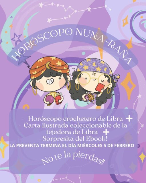 Libra | Horóscopo NunaRaña patrones (pdf digital) - Imagen 4